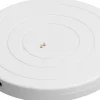 LED rechargeable base, Round, USB-C, White, 10x10 cm
