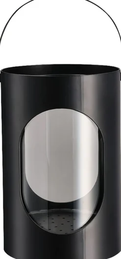 Light house lantern, Medium, Black,16,5x24 cm