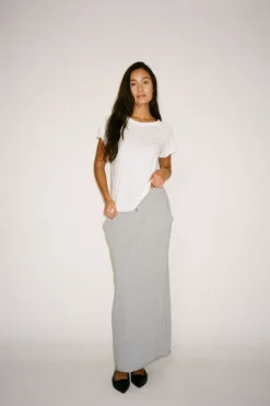 Light stretch long skirt - Hanni