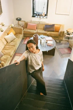 Light stretch long skirt - Hanni