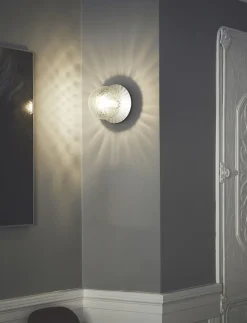 Liila 1 Medium IP44, light silver / optic clear