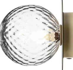 Liila 1 Medium IP44, nordic gold / optic clear