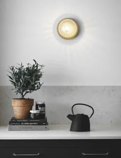 Liila 1 Medium IP44, nordic gold / optic clear