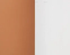 Lille notesbog, lavendel striber