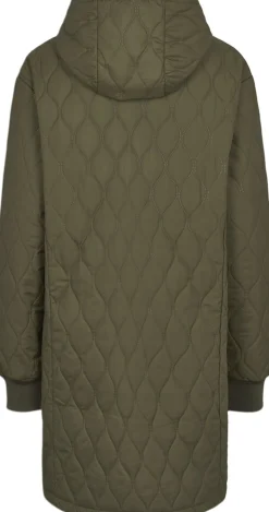 Line Hood Quilt jakke