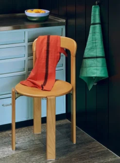 Linear Tea Towel-W52 x L80-Green