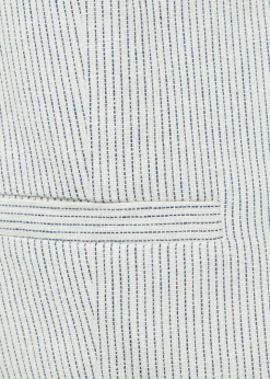 Linen-blend suit waistcoat