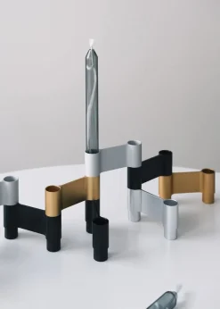 LINK, CANDLE HOLDER, BLACK ANODIZED, 11060B