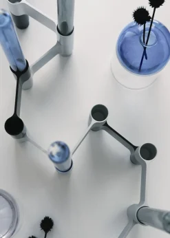 LINK, CANDLE HOLDER, POLISHED ALUMINIUM, 11060P