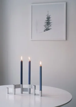 LINK, CANDLE HOLDER, POLISHED ALUMINIUM, 11060P