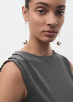 Long jumpsuit with knot