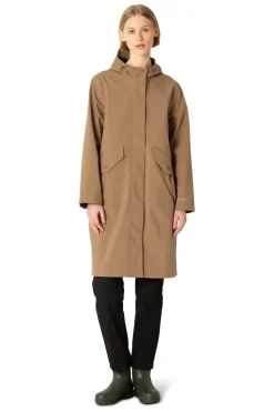 Long Softshell Raincoat
