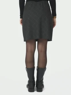 Lunna Check Short Skirt