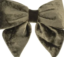 Luxury Bow Silk Forest green