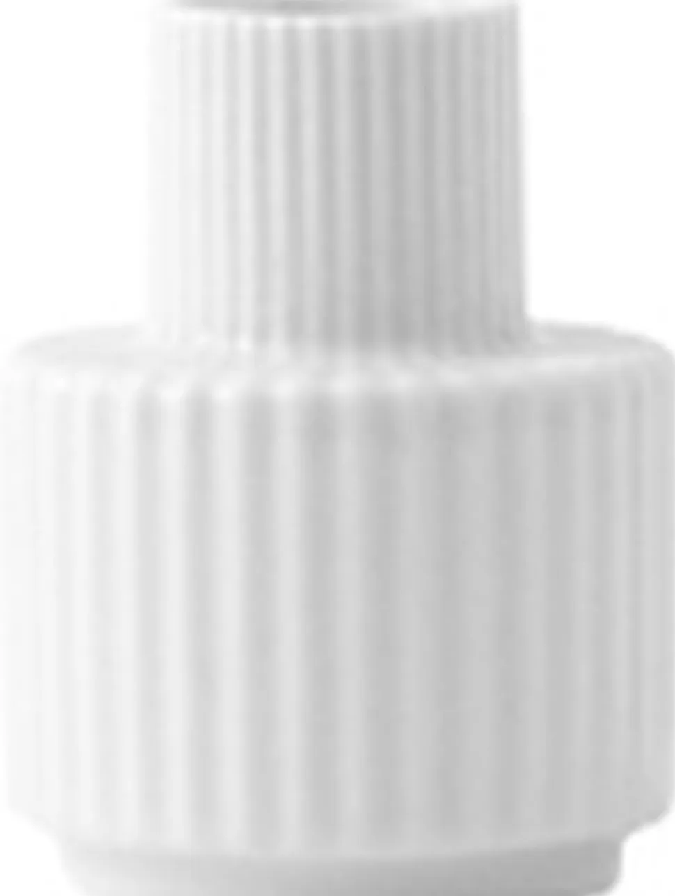 Lyngby Kronelysestage H7 hvid porcelæn