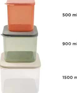 Madopbevaringssæt L Elphee Farve mix