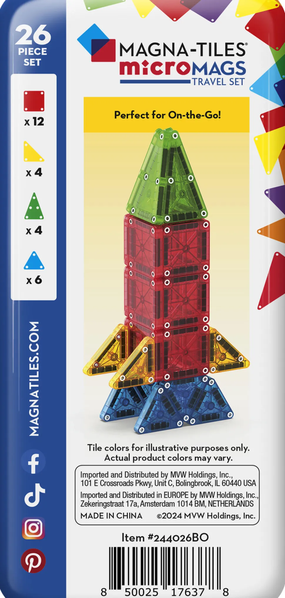 MAGNA-TILES microMAGS Tra
