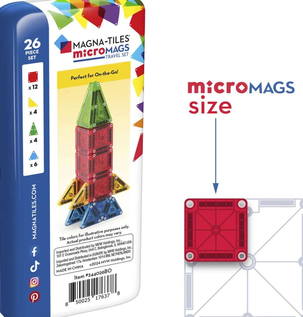 MAGNA-TILES microMAGS Tra