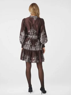 Malfida Paisley Border Dress