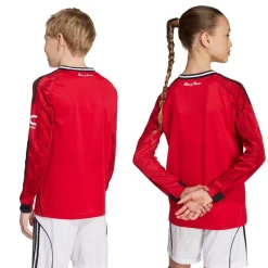 Manchester United 25/26 Hjemmebanetrøje Langærmet