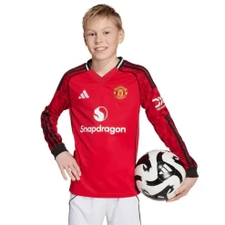 Manchester United 25/26 Hjemmebanetrøje Langærmet
