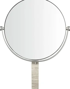 Marble Vanity Mirror, wall mounted -LAMURA- Mourning Dove