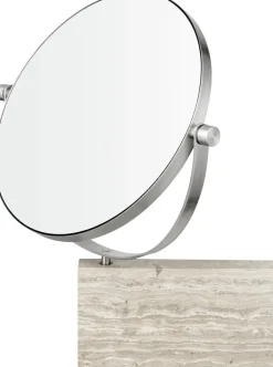 Marble Vanity Mirror, wall mounted -LAMURA- Mourning Dove