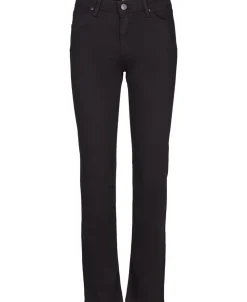 Marion straight black rinse jeans
