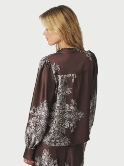 Massima Paisley Border Blouse