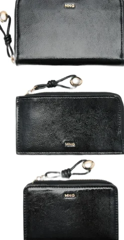 Medium wallet with mini-bead embell