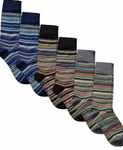 MEN SOCK 6 PACK SIGNATURE