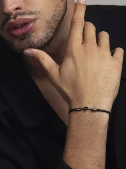 Men's Braided Lux Leather Bracelet