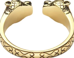 Men's Gold Plated Panther Ring