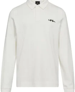 MENS LS POLO SHIRT PS EMB