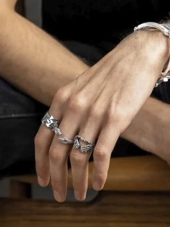 Men's Stainless Steel Vintage Snake Ring