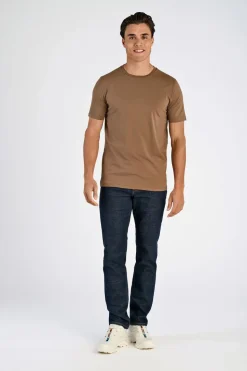 Mens stretch crew neck tee S/S