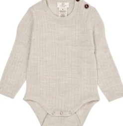 MERINO LS RIB BODYSTOCKING