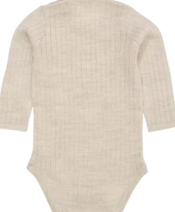 MERINO LS RIB BODYSTOCKING