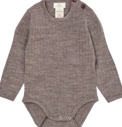 MERINO LS RIB BODYSTOCKING