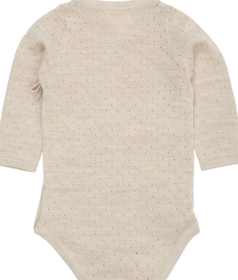 MERINO LS WRAP BODYSTOCKING