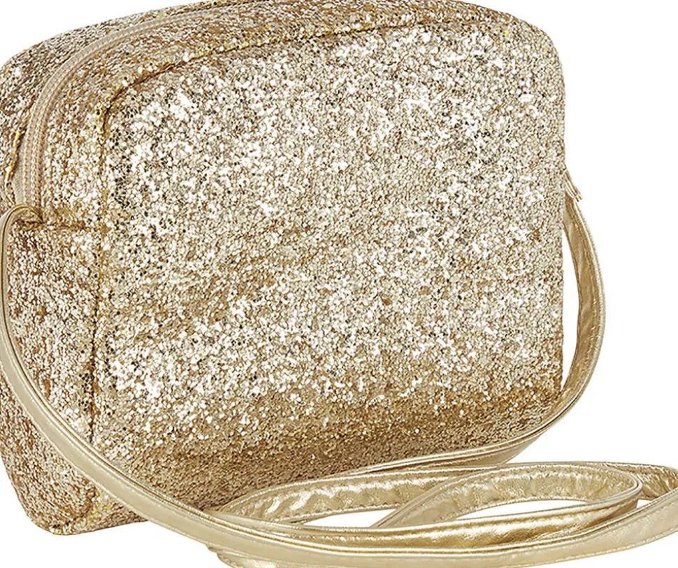 Mimi & Lula - Skuldertaske - Guld glitter