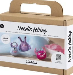 Mini DIY Kit Nålefiltning, Monster
