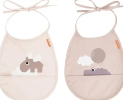 Mini hagesmæk m/lomme 2 stk. Happy clouds Pudder