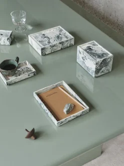 Mist Box - 7,5 x 10 - Emerald Off-white