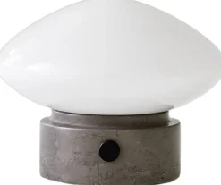 Mist Portable Lamp AP21 Grigio Caldo base