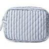 Moira 1 Make up bag Blue Stripe small