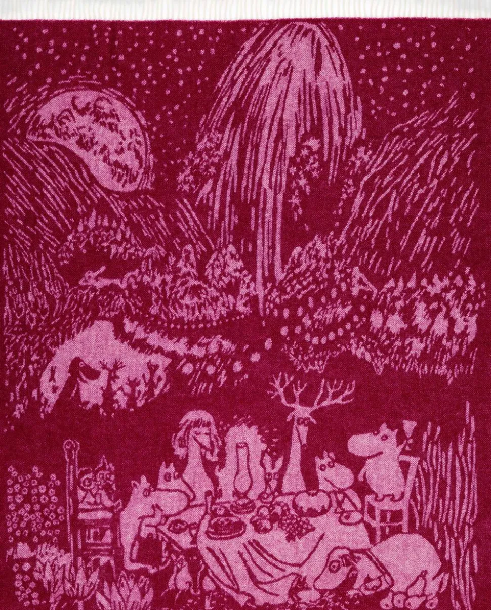 Moomin Arabia 130x170cm uldtæppe Festlige Øjeblikke