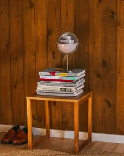 Multi-Lite Portable Lamp, EU Base: Chrome, Shade: Pale Lilac