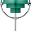 Multi-Lite Portable Lamp, EU Base: Chrome, Shade: Teal Green