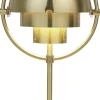 Multi-Lite Portable Lamp, EU Base: Brass, Shade: Brass Shiny